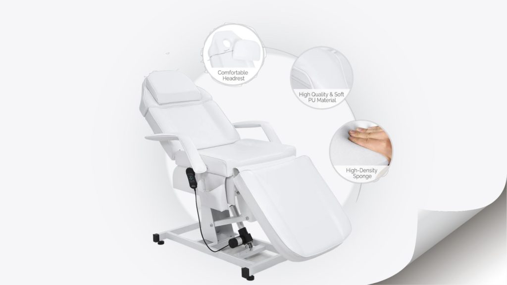 Electric Facial Table Comfort and Padding