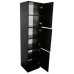 1-CS06 Salon Storage Cabinet Dark Wood Almost Black Last One