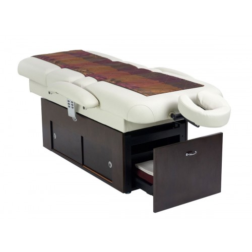 14550 Sanya Power Tilt Massage Spa Treatment Table Wenge Color Base -Choose Top Color