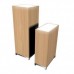 Etopa Short Display For Windows Tower Natural Wood With Plexi Top
