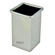 Italica 051C Chrome Clipper Pocket With Bottom For Cabinets