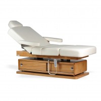 AIDA Treatment Massage Wellness Table Solid Oak Cabinet
