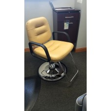SHOWROOM Planet Styling Chair With Cream Cushions B1A Base