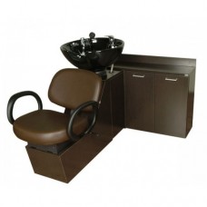 Collins 16SWS Kiva Sidewash Shampoo Unit With Storage Cabinets