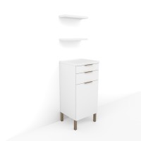 Collins E1032P-R2 Aspen Styling Station With Floating R2 Retail Shelves