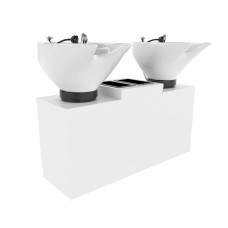 Collins E1106-48 Double Tilting Shampoo Bowl Storage & Bottle Well