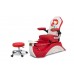 Red Little Mermaid Children's Pedicure Spa Pipeless Jet Model