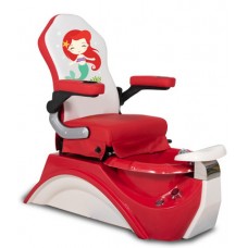 Red Little Mermaid Children's Pedicure Spa Pipeless Jet Model