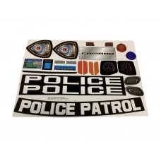 Kids Police Camaro Sticker Set For Styling Chairs Stickers Only