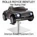 Rolls Royce Black Bentley Kids Styling Chair Car
