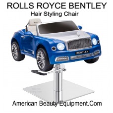Rolls Royce Blue & Silver Bentley Kids Styling Chair Car