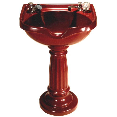 300 Pedestal Wall Hung Cultured Marble Shampoo Bowl by Marble Products USA