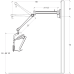 Wall Mount Rollerball F Hair Processor With Wall Arm Many Colors