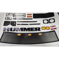 Small Single Seat Hummer Sticker Set