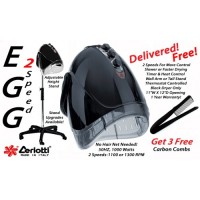 Free Shipping EGG 2 Speed Dryer Plus 3 Gratis Carbon Combs 