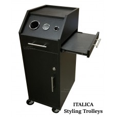 900 Rolling Styling Station With Locking Laminated Door