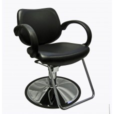 Italica 6651 Davy Styling Chair Hard Rubber Armrests With Base Choice