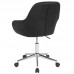 8012 Manicure or Desk Mid-Back Chair in Black Or White Leather