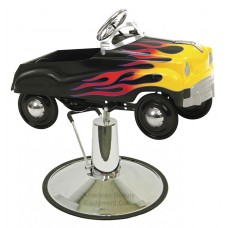 Flame Retro Car Styling Chair With Seatbelt Included