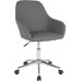 8012 Manicure or Desk Mid-Back Chair in Black Or White Leather