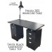 2022 Black Top Manicure Table Laminated Top