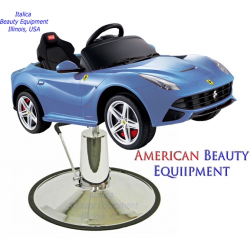 Blue F12 Ferrari Kids Styling Chair Sports Car With Oversized Base