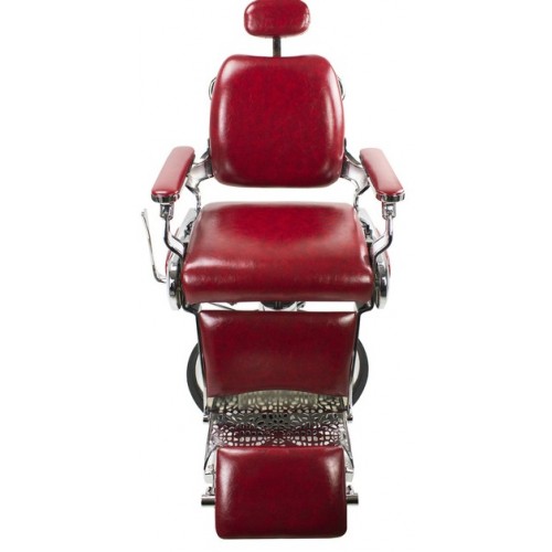 Italica 31909 Crimson Red Barber Chair Black Base Great Deals