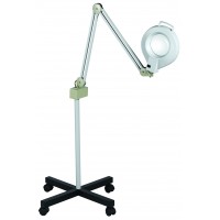 205 Five Diopter Magnifying Lamp From Italica With 5 Spoke Caster Base