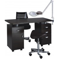 2022 Black Top Manicure Table High Quality From Italica