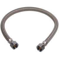 1/2" to 1/2" Braided Polymer Faucet Connector Hose