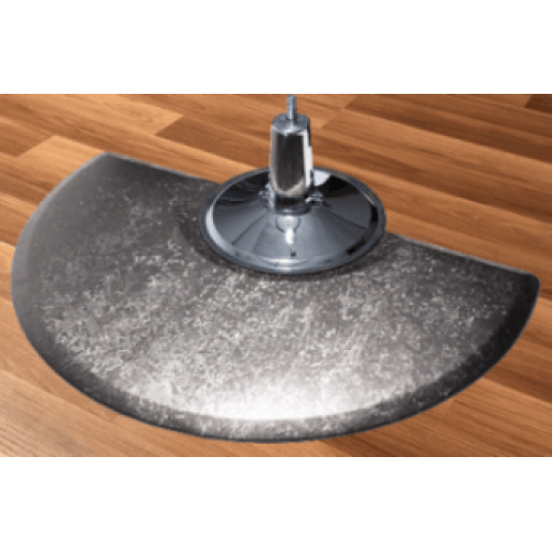 Small Semi Circle 1/2 Anti Fatigue Beauty Salon Floor Mat | Spa and Equipment