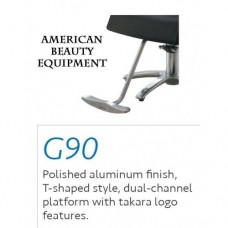 Takara Belmont G90 Japanese Alumium Footrest
