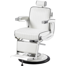 Takara Belmont Elite White Elegance Barber Chair BB-225WHT