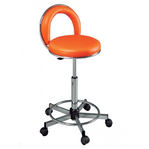 771 JoJo Senior Hair Cutting Stool Black For Hair Stylists High Lift From Pibbs