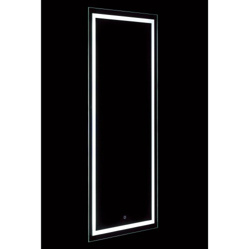 9110 LED Mirror Panel With Station Silver Laminate