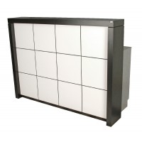 Collins 620-60 Alta Reception Desk With Decorative Panel