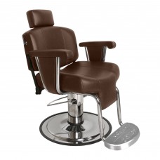 Collins 9010 Continental Barber Chair With Stationary Footrest