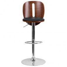 Italica 2220 Walnut Bentwood Adjustable Height Make Up stool FREE SHIPPING