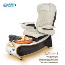 Lavender 3 Pipeless Pedicure Spa With Glass Bowl