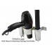 Italica 025 Chrome Wall or Cabinet Mount Hair Dryer & 2 Flat Iron Holders Italica