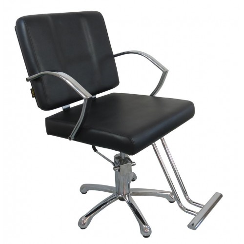 B03 KD Styling Chair Extra Wide Seat Chrome Arms