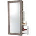 Diamond Hair Salon Mirror With Storage & Tool Panel