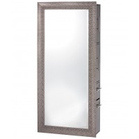 Diamond Hair Salon Mirror With Storage & Tool Panel