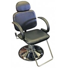 6763AP Reclining All Purpose Hair Styling or Eye Brow Threading Chair With Headrest