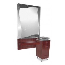 Collins 795-51 Mid Town Styling Station With Dramatic Mirror