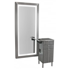 Collins 6641-32 Zada Wall Mounted Mirror Frame With LED Lit Mirror