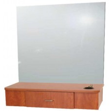 Jeffco J02 Java Wall Mount Styling Vanity With Top Tool Panel