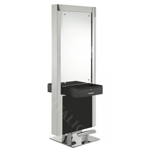 Italica M826 Stainless Mirror Island Back To Back For 2 Hair Stylists