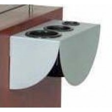 Belvedere PSPC57 Silver Powder Coated Steel Tool Holder Cabinet Mount