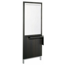 Belvedere KT192 Kalli Mirror Panel With Anodized Aluminum Accent Rail